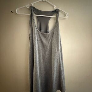 Danskin Gray Cut Out Muscle Tee